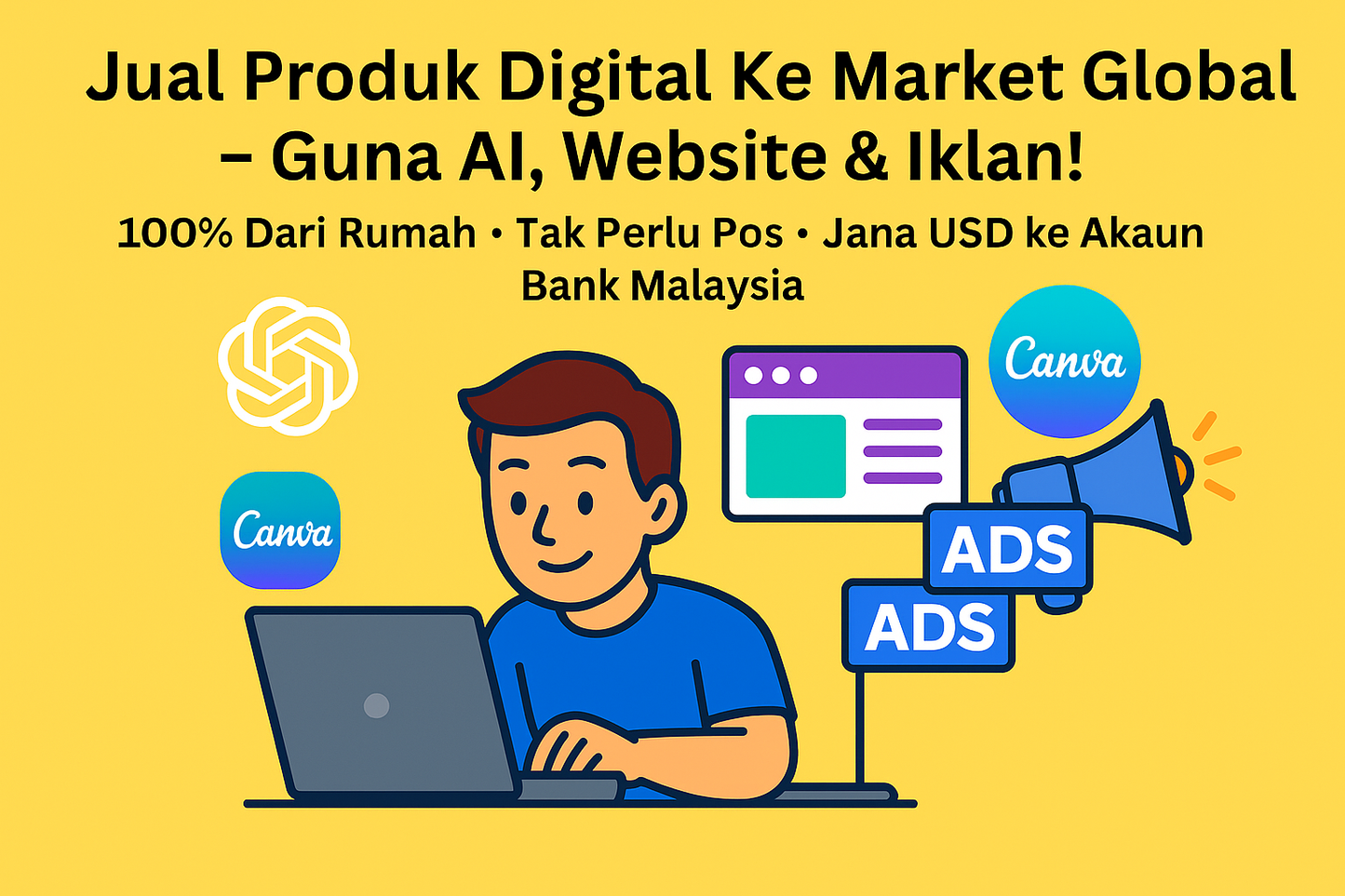 Video Panduan Lengkap: Jana Income USD Dengan Produk Digital